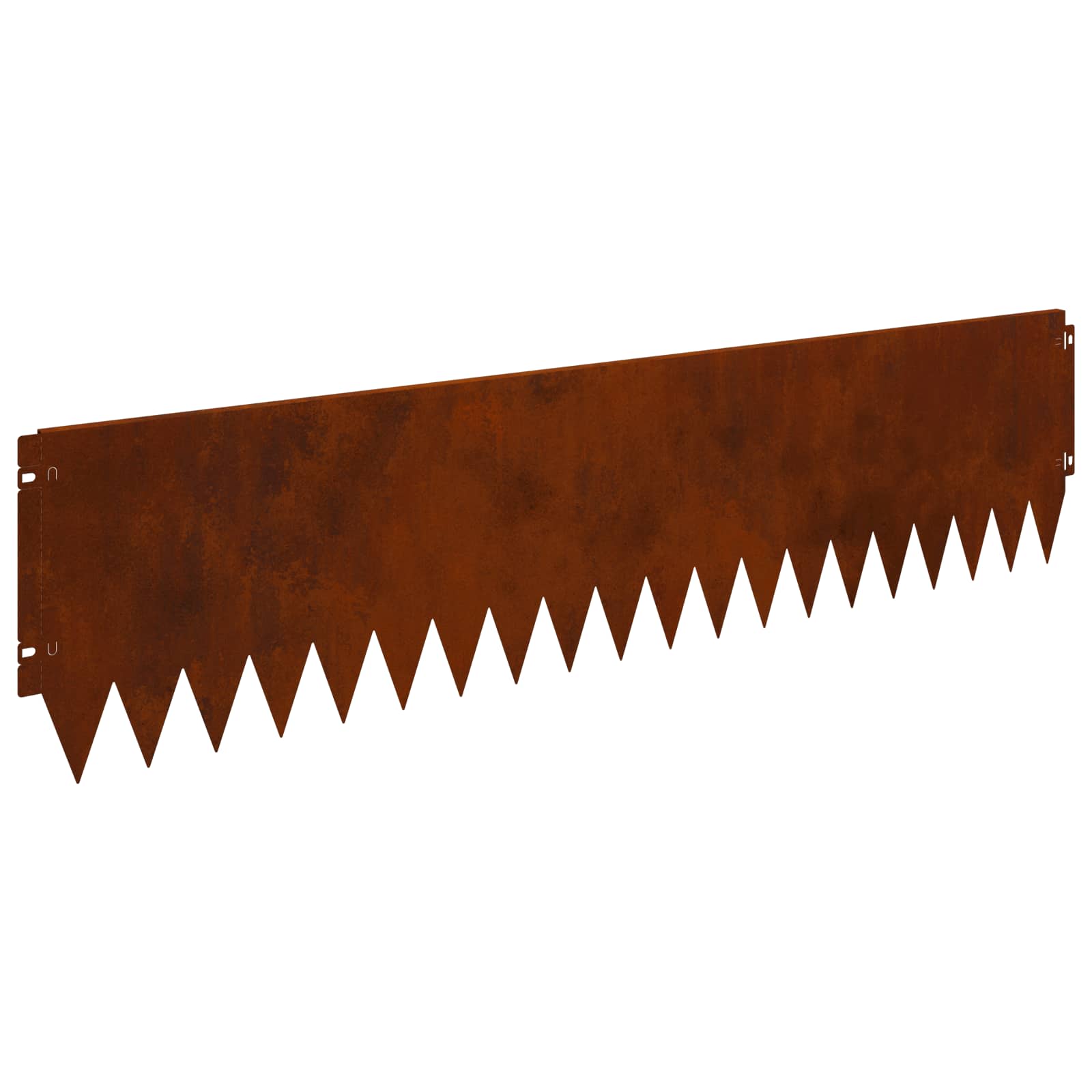 Περίγραμμα γκαζόν 20 pcs 103 x 25 εκ Ατσάλι Σκ rusty