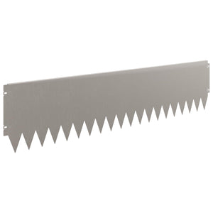 Περίγραμμα γκαζόν 20 pcs 103 x 25 εκ Ατσάλι Σκ rusty - Pakobazaar