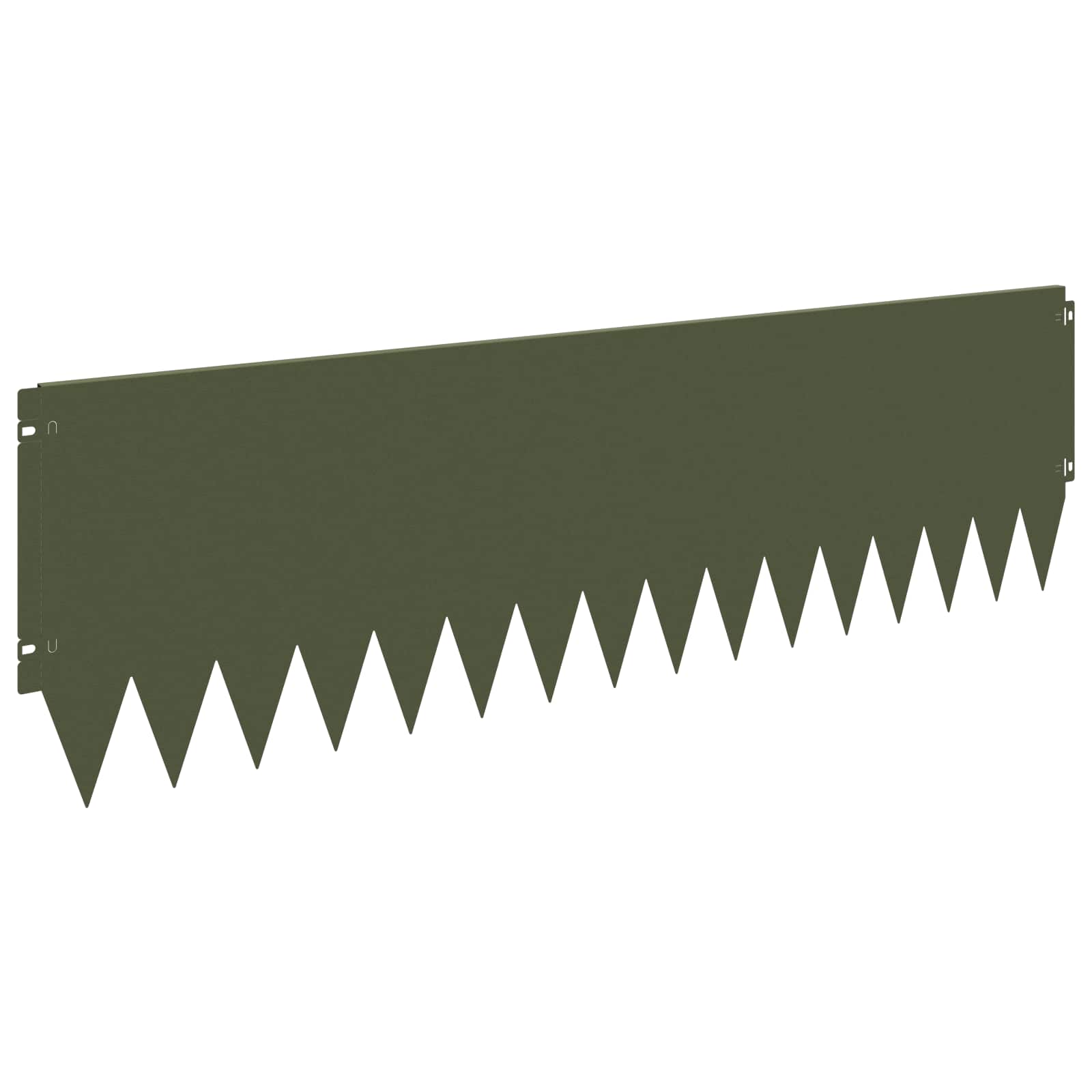 Περίγραμμα γκαζόν 10 pcs 103 x 30 εκατοστά Ατσάλι Λαδί