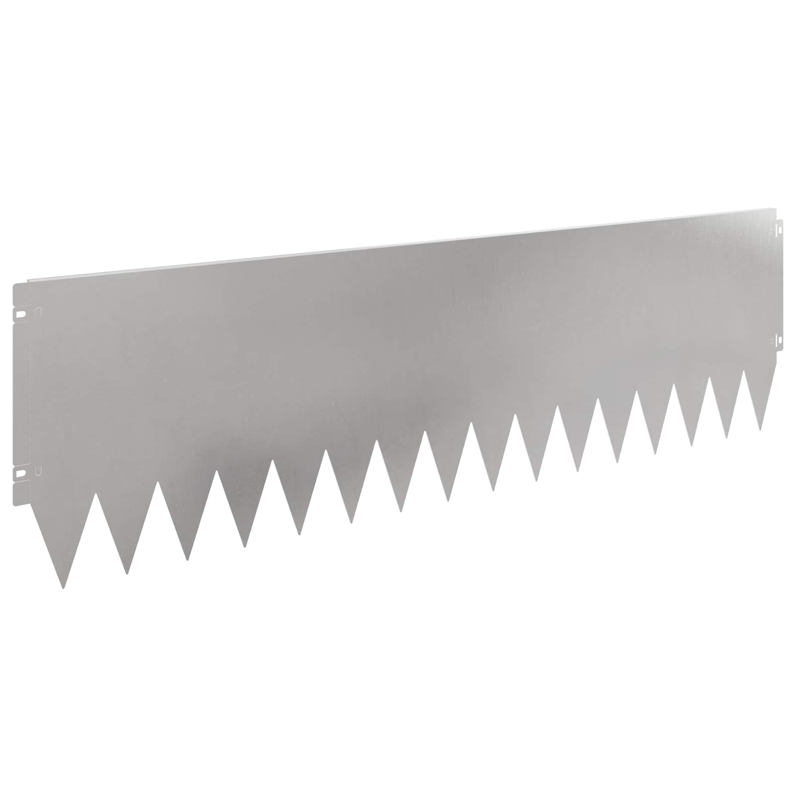 Περίγραμμα γκαζόν 10 pcs 103 x 30 εκατοστά Ατσάλι Ασημί