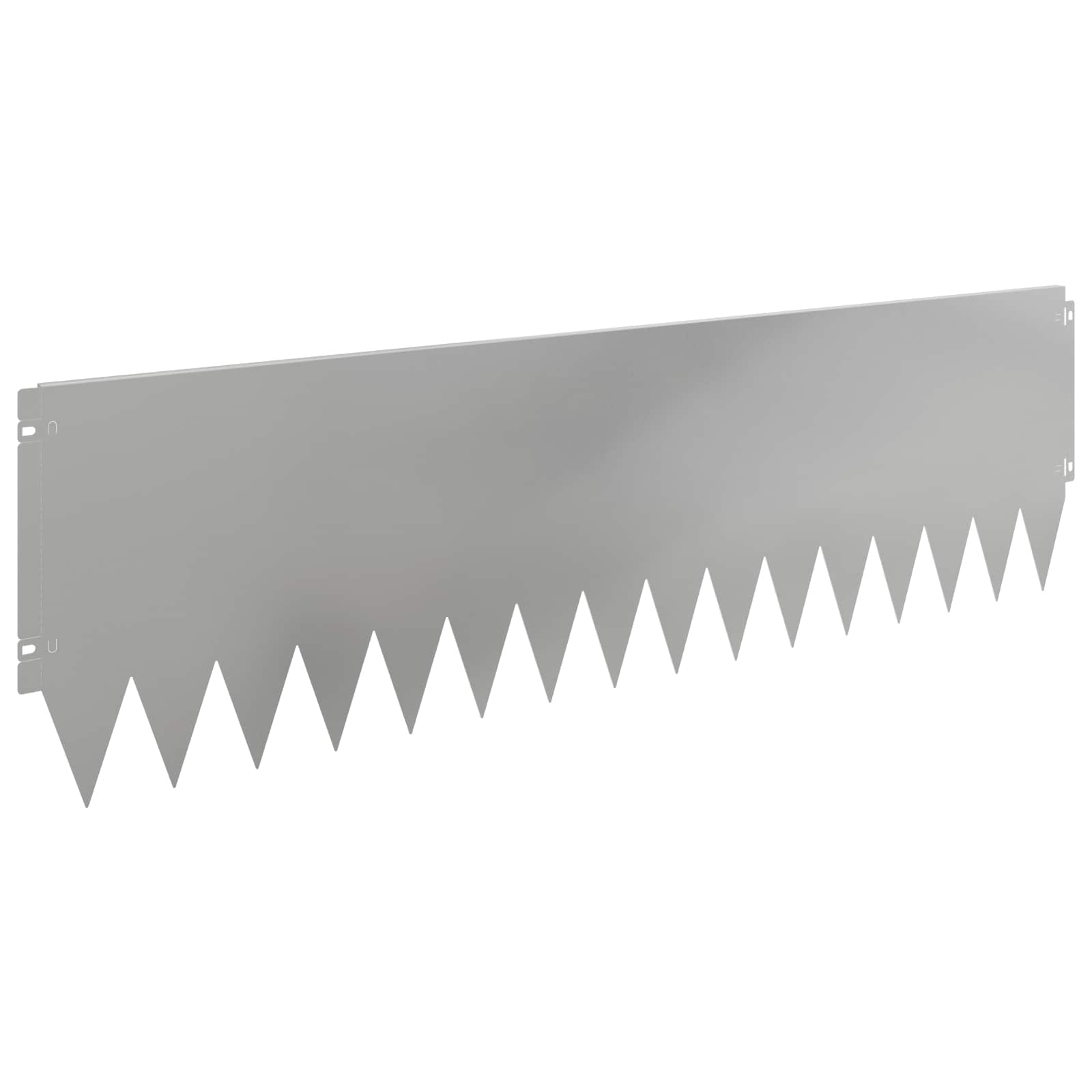Περίγραμμα γκαζόν 10 pcs 103 x 30 εκατοστά Ατσάλι Ασημί