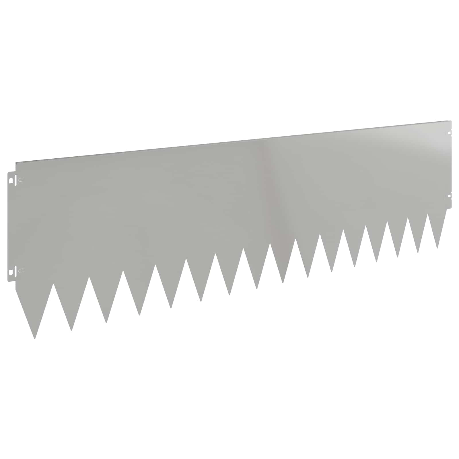 Περίγραμμα γκαζόν 10 pcs 103 x 30 εκατοστά Ατσάλι Ασημί