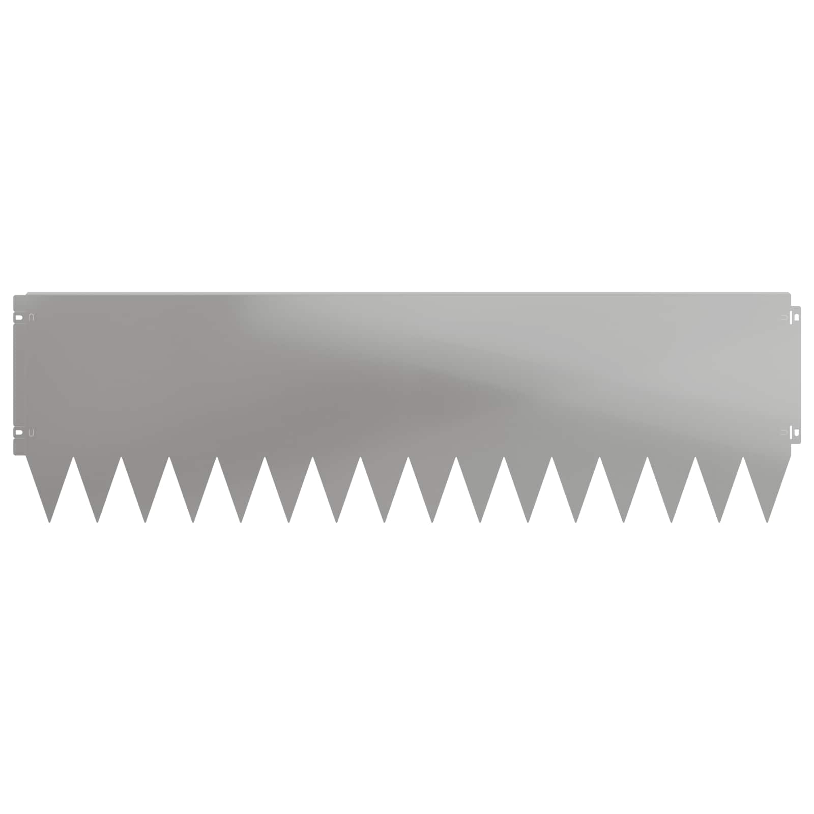 Περίγραμμα γκαζόν 10 pcs 103 x 30 εκατοστά Ατσάλι Ασημί