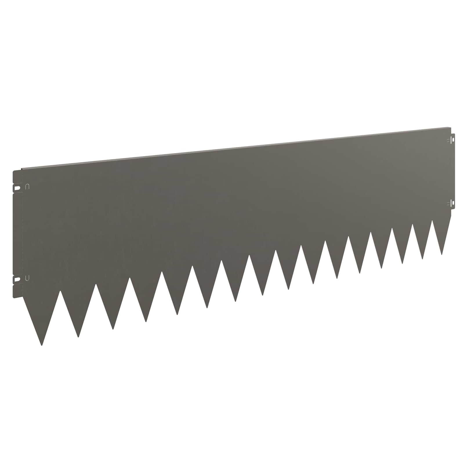 Περίγραμμα γκαζόν 20 pcs 103 x 30 εκατοστά Ατσάλι Σκ rusty