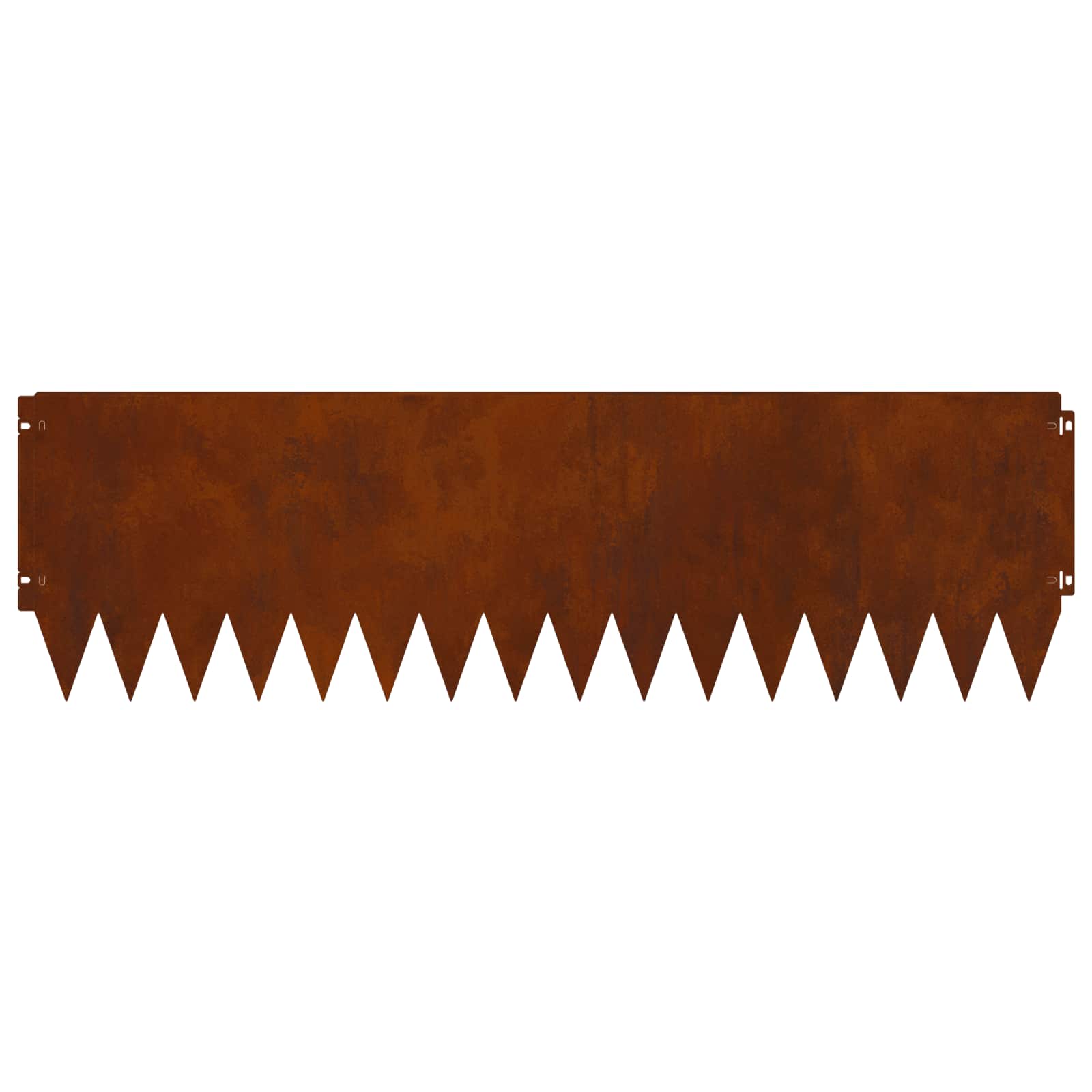 Περίγραμμα γκαζόν 20 pcs 103 x 30 εκατοστά Ατσάλι Σκ rusty
