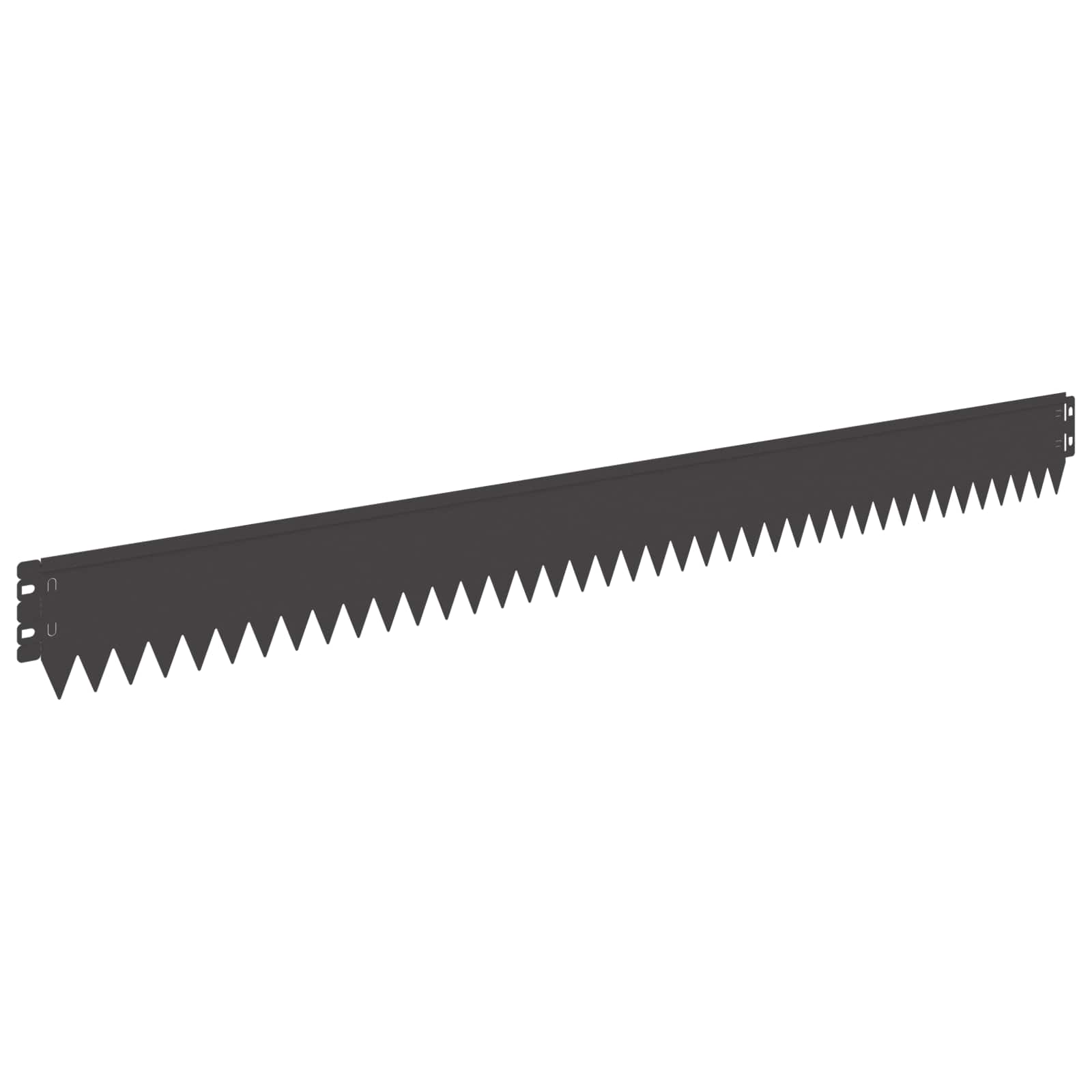Περίγραμμα γκαζόν 30 pcs 103 x 10 εκ Ατσάλι Μαύρο