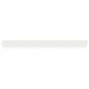 Περίγραμμα γκαζόν 50 pcs 103 x 10 εκ Ατσάλι Λευκό - Pakobazaar
