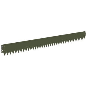 Περίγραμμα γκαζόν 20 pcs 103 x 10 εκ Ατσάλι Λαδί - Pakobazaar
