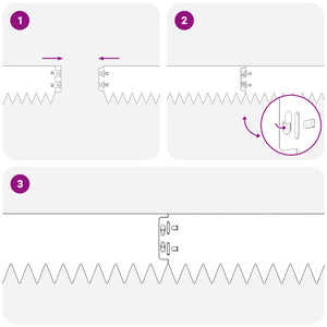 Περίγραμμα γκαζόν 10 pcs 103 x 10 εκ Ατσάλι Ασημί - Pakobazaar