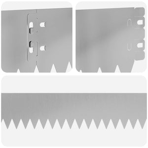 Περίγραμμα γκαζόν 50 pcs 103 x 10 εκ Ατσάλι Ασημί - Pakobazaar