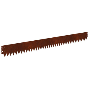 Περίγραμμα γκαζόν 10 pcs 103 x 10 εκ Ατσάλι Σκ rusty - Pakobazaar