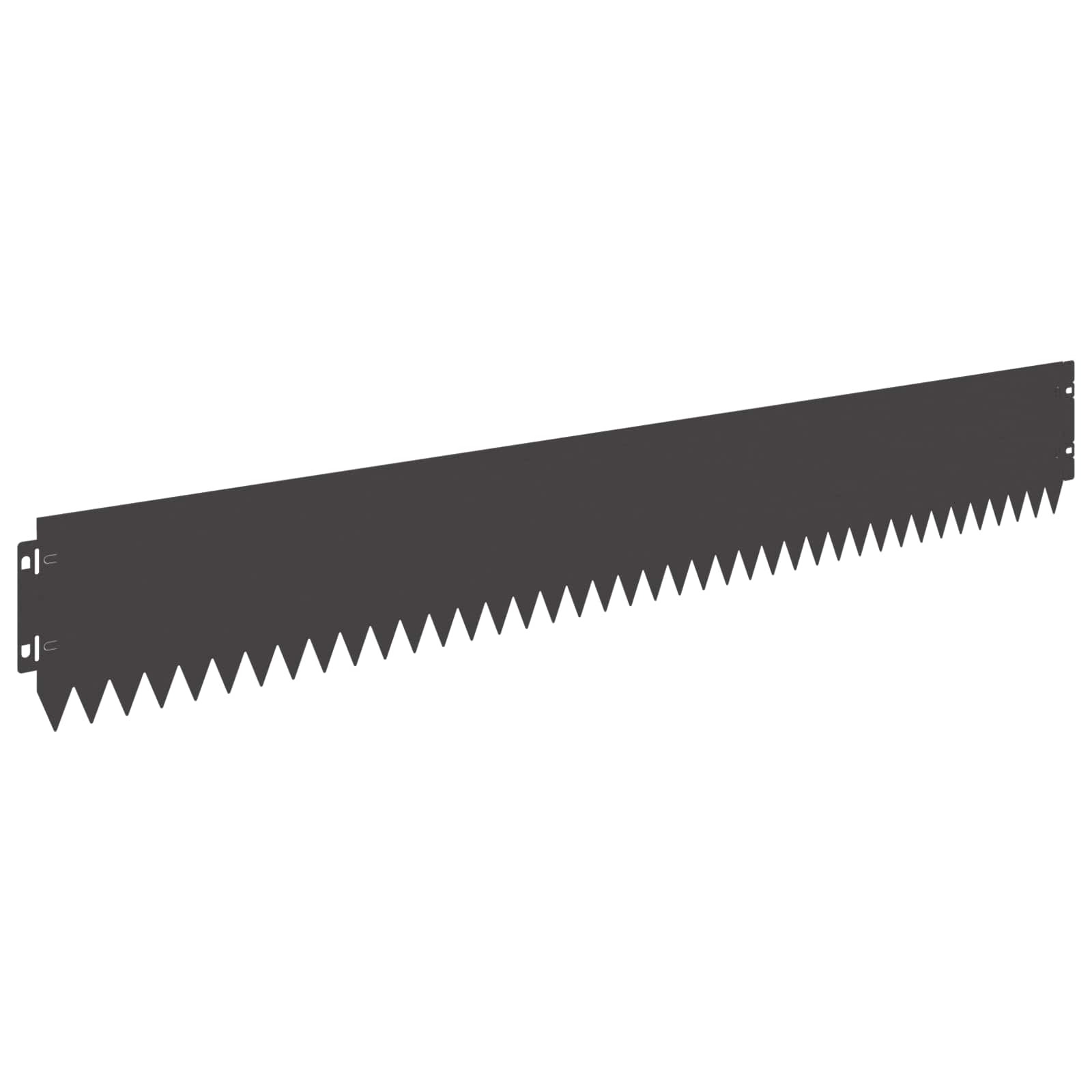 Περίγραμμα γκαζόν 30 pcs 103 x 15 εκ Ατσάλι Μαύρο