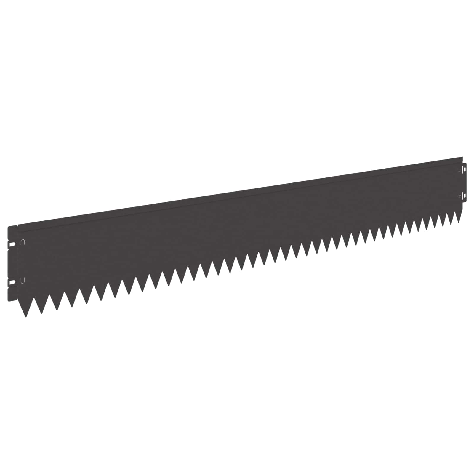 Περίγραμμα γκαζόν 30 pcs 103 x 15 εκ Ατσάλι Μαύρο