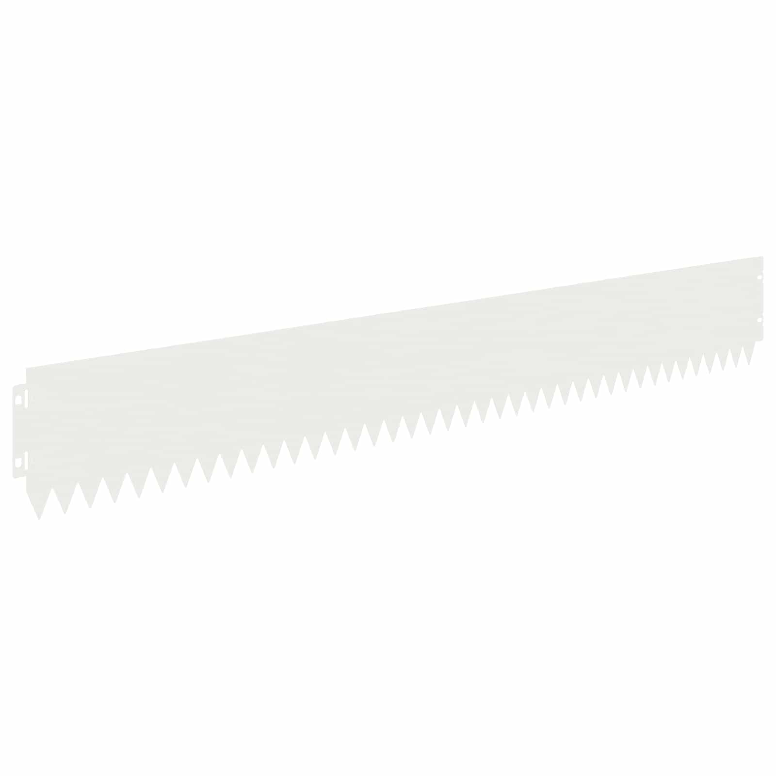 Περίγραμμα γκαζόν 20 pcs 103 x 15 εκ Ατσάλι Λευκό
