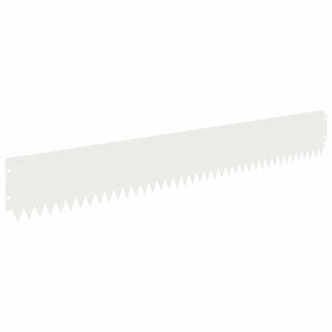 Περίγραμμα γκαζόν 30 pcs 103 x 15 εκ Ατσάλι Λευκό - Pakobazaar