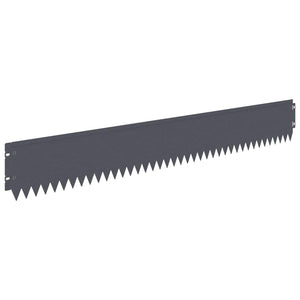 Περίγραμμα γκαζόν 30 τμχ. 103 x 15 εκ Ατσάλι Ανθρακί - Pakobazaar