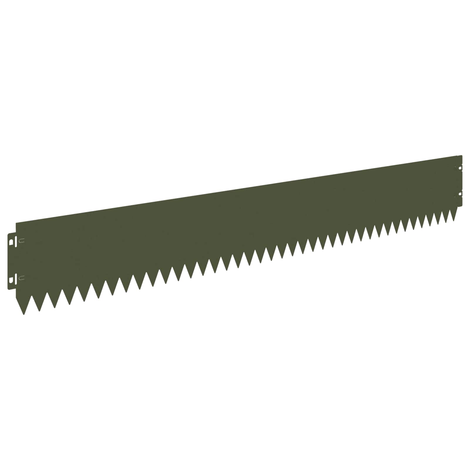 Περίγραμμα γκαζόν 10 pcs 103 x 15 εκ Ατσάλι Λαδί - Pakobazaar