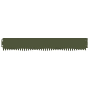 Περίγραμμα γκαζόν 10 pcs 103 x 15 εκ Ατσάλι Λαδί - Pakobazaar