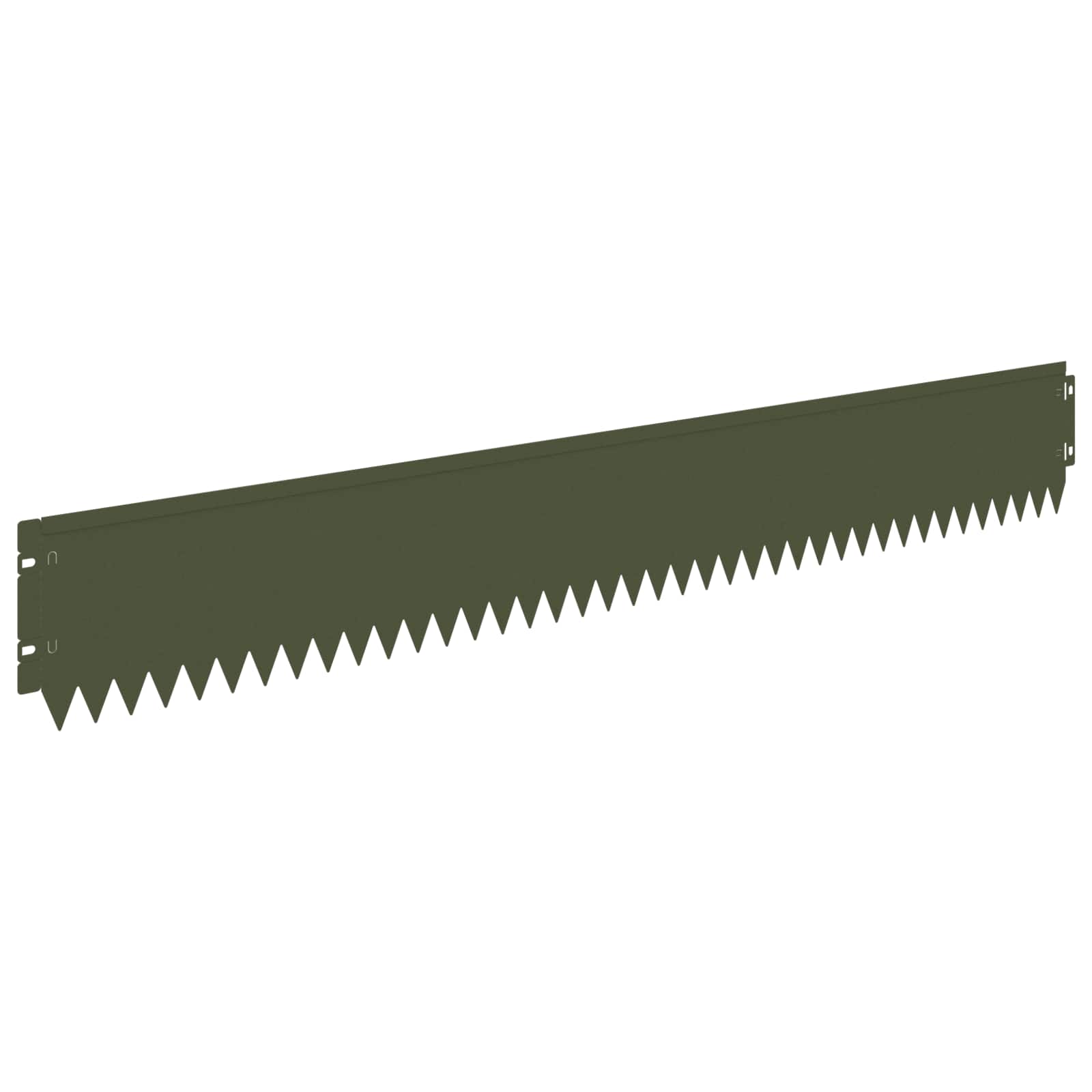 Περίγραμμα γκαζόν 20 pcs 103 x 15 εκ Ατσάλι Λαδί - Pakobazaar