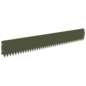 Περίγραμμα γκαζόν 30 pcs 103 x 15 εκ Ατσάλι Λαδί - Pakobazaar