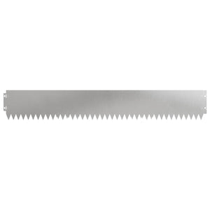 Περίγραμμα γκαζόν 10 pcs 103 x 15 εκ Ατσάλι Ασημί - Pakobazaar