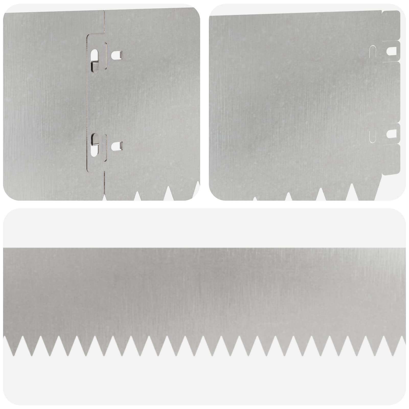 Περίγραμμα γκαζόν 30 pcs 103 x 15 εκ Ατσάλι Ασημί - Pakobazaar