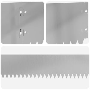 Περίγραμμα γκαζόν 30 pcs 103 x 15 εκ Ατσάλι Ασημί - Pakobazaar