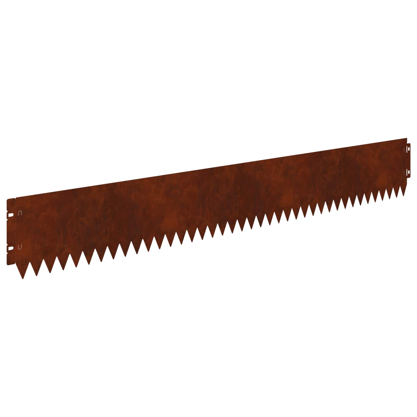 Περίγραμμα γκαζόν 20 pcs 103 x 15 εκ Ατσάλι Σκ rusty