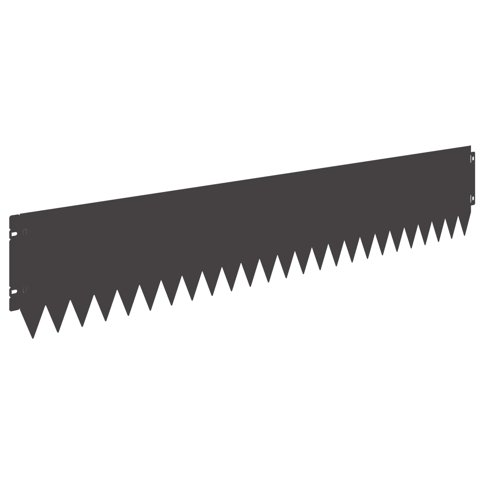 Περίγραμμα γκαζόν 20 pcs 103 x 20 εκ Ατσάλι Μαύρο