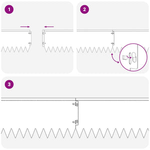 Περίγραμμα γκαζόν 30 pcs 103 x 20 εκ Ατσάλι Μαύρο - Pakobazaar