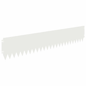 Περίγραμμα γκαζόν 20 pcs 103 x 20 εκ Ατσάλι Λευκό - Pakobazaar