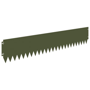 Περίγραμμα γκαζόν 20 pcs 103 x 20 εκ Ατσάλι Λαδί - Pakobazaar