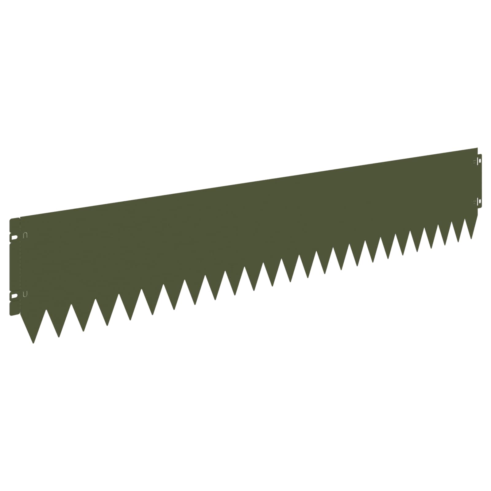 Περίγραμμα γκαζόν 30 pcs 103 x 20 εκ Ατσάλι Λαδί