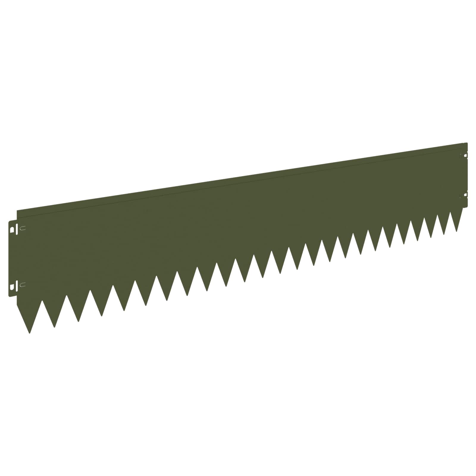 Περίγραμμα γκαζόν 30 pcs 103 x 20 εκ Ατσάλι Λαδί