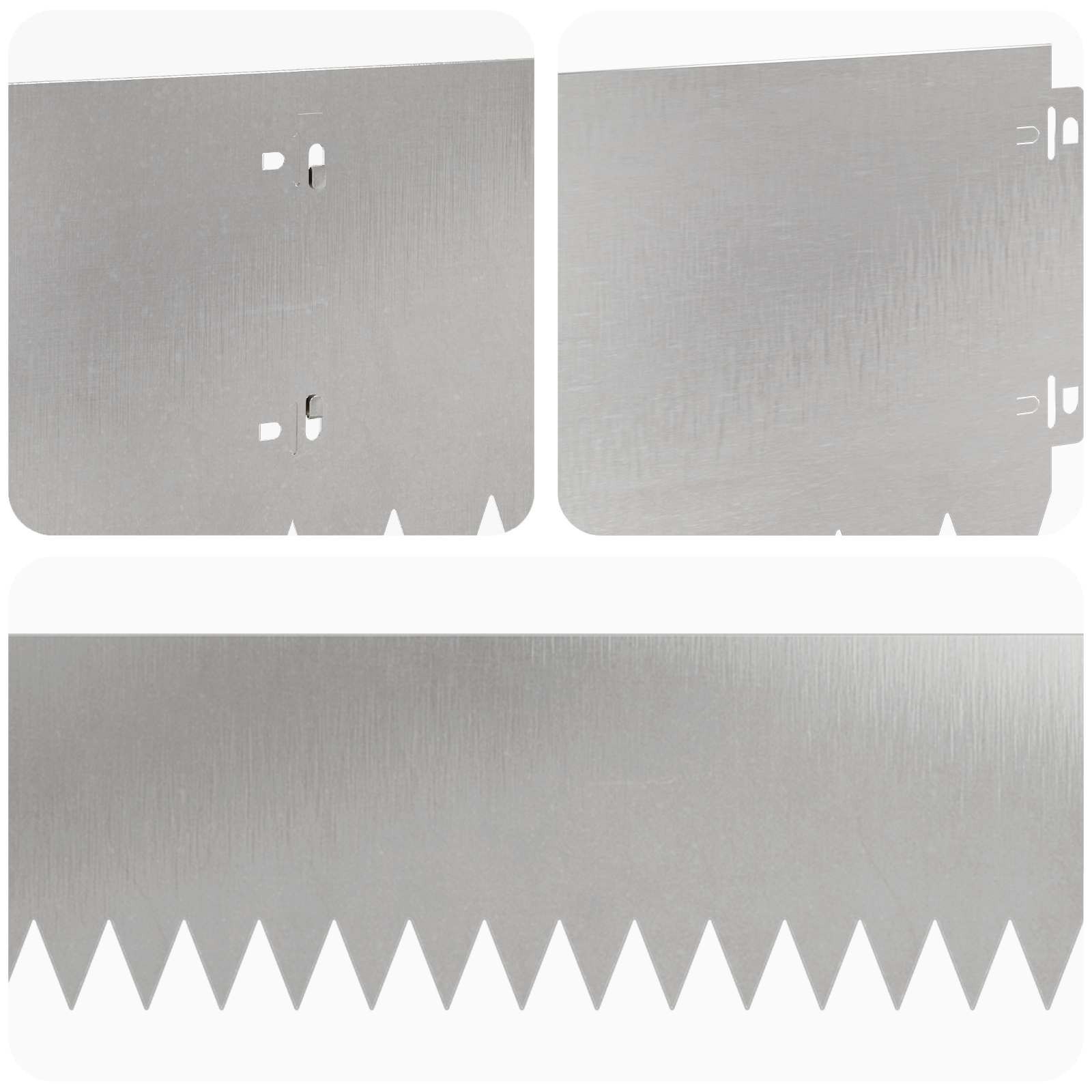 Περίγραμμα γκαζόν 20 pcs 103 x 20 εκ Ατσάλι Ασημί