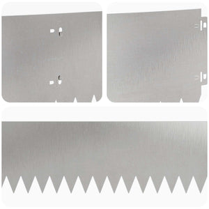 Περίγραμμα γκαζόν 20 pcs 103 x 20 εκ Ατσάλι Ασημί - Pakobazaar