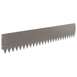 Περίγραμμα γκαζόν 20 pcs 103 x 20 εκ Ατσάλι Σκ rusty - Pakobazaar