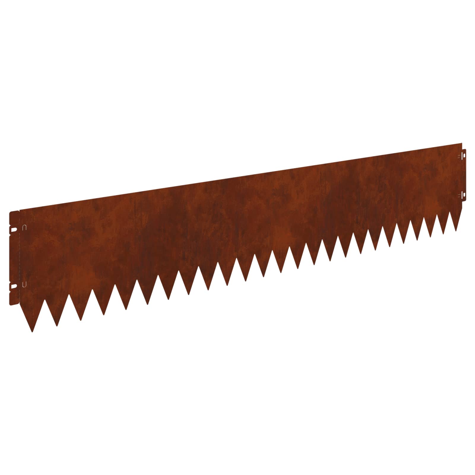 Περίγραμμα γκαζόν 30 pcs 103 x 20 εκ Ατσάλι Σκ rusty