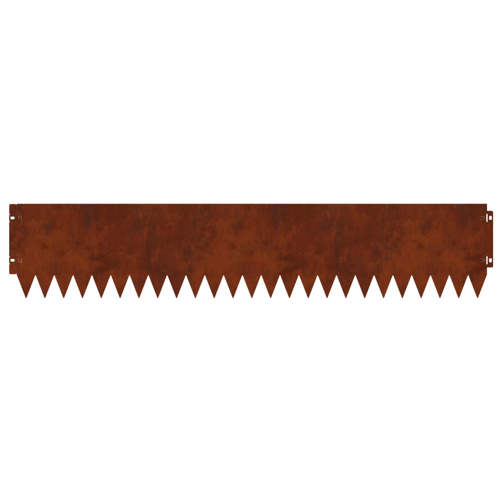 Περίγραμμα γκαζόν 30 pcs 103 x 20 εκ Ατσάλι Σκ rusty