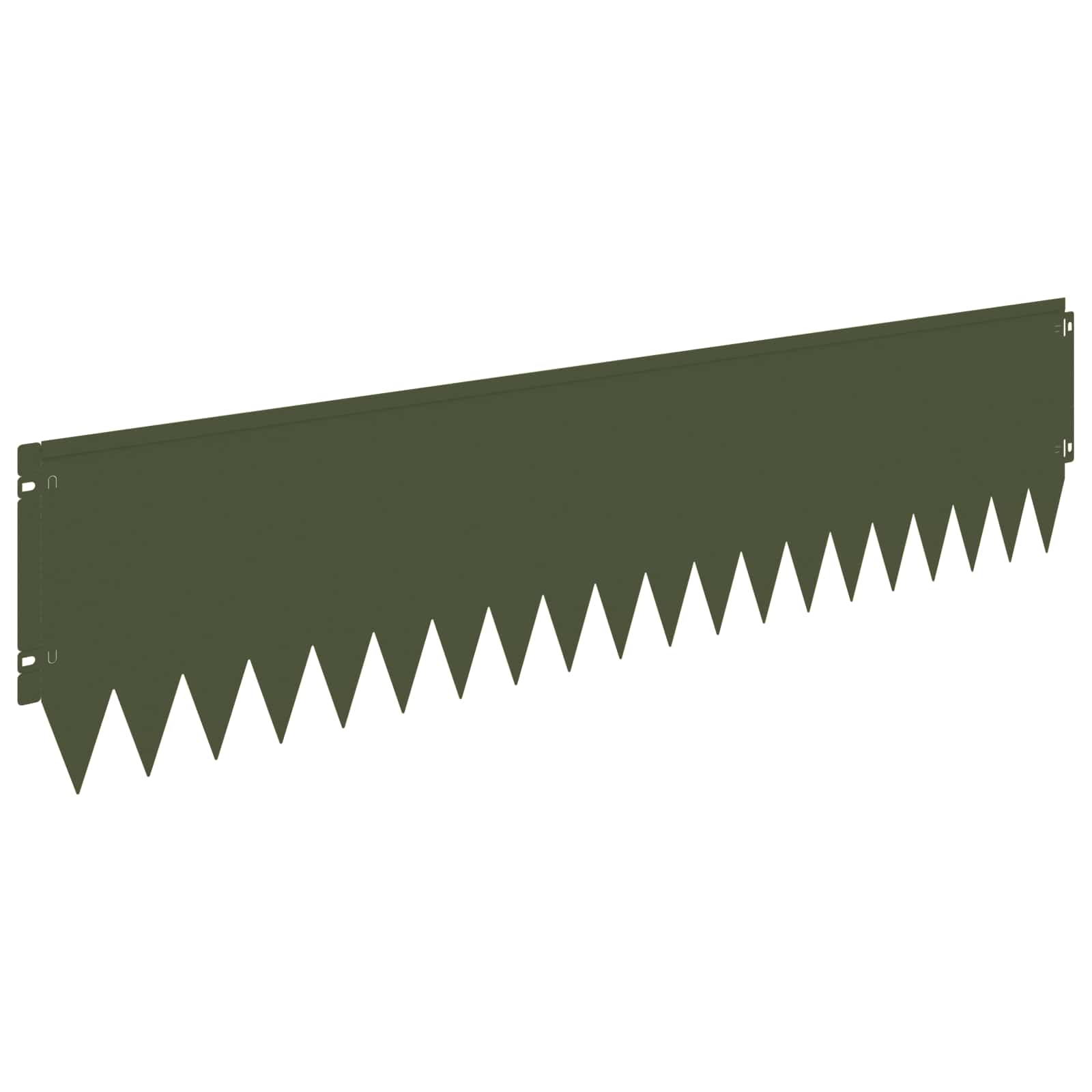 Περίγραμμα γκαζόν 10 pcs 103 x 25 εκ Ατσάλι Λαδί