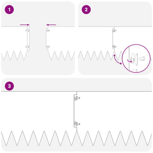 Περίγραμμα γκαζόν 10 pcs 103 x 25 εκ Ατσάλι Λαδί - Pakobazaar