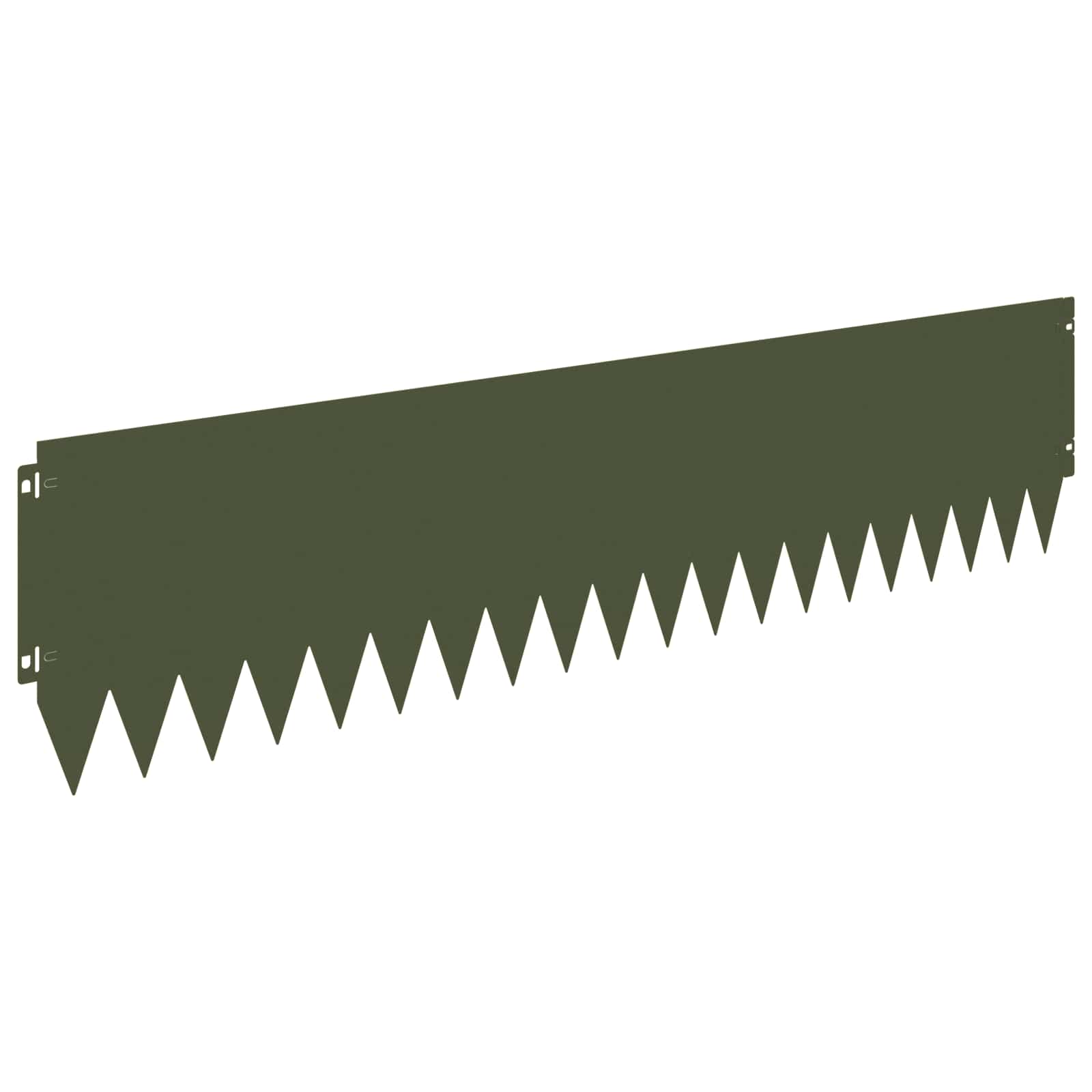Περίγραμμα γκαζόν 20 pcs 103 x 25 εκ Ατσάλι Λαδί