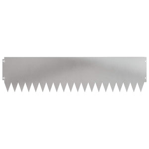 Περίγραμμα γκαζόν 10 pcs 103 x 25 εκ Ατσάλι Ασημί - Pakobazaar