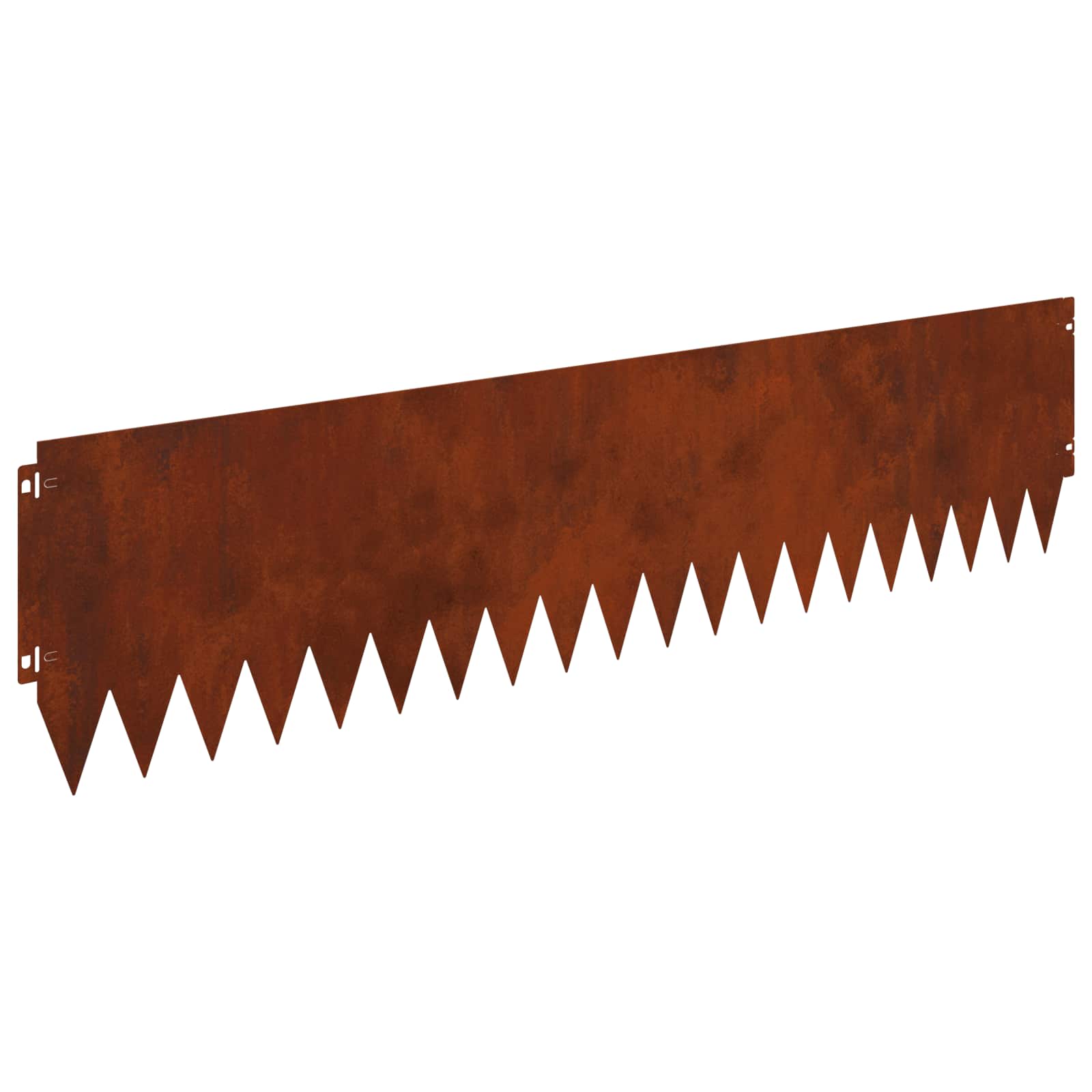 Περίγραμμα γκαζόν 20 pcs 103 x 25 εκ Ατσάλι Σκ rusty