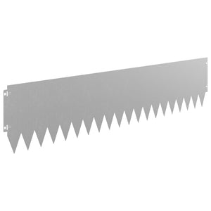 Περίγραμμα γκαζόν 20 pcs 103 x 25 εκ Ατσάλι Σκ rusty - Pakobazaar
