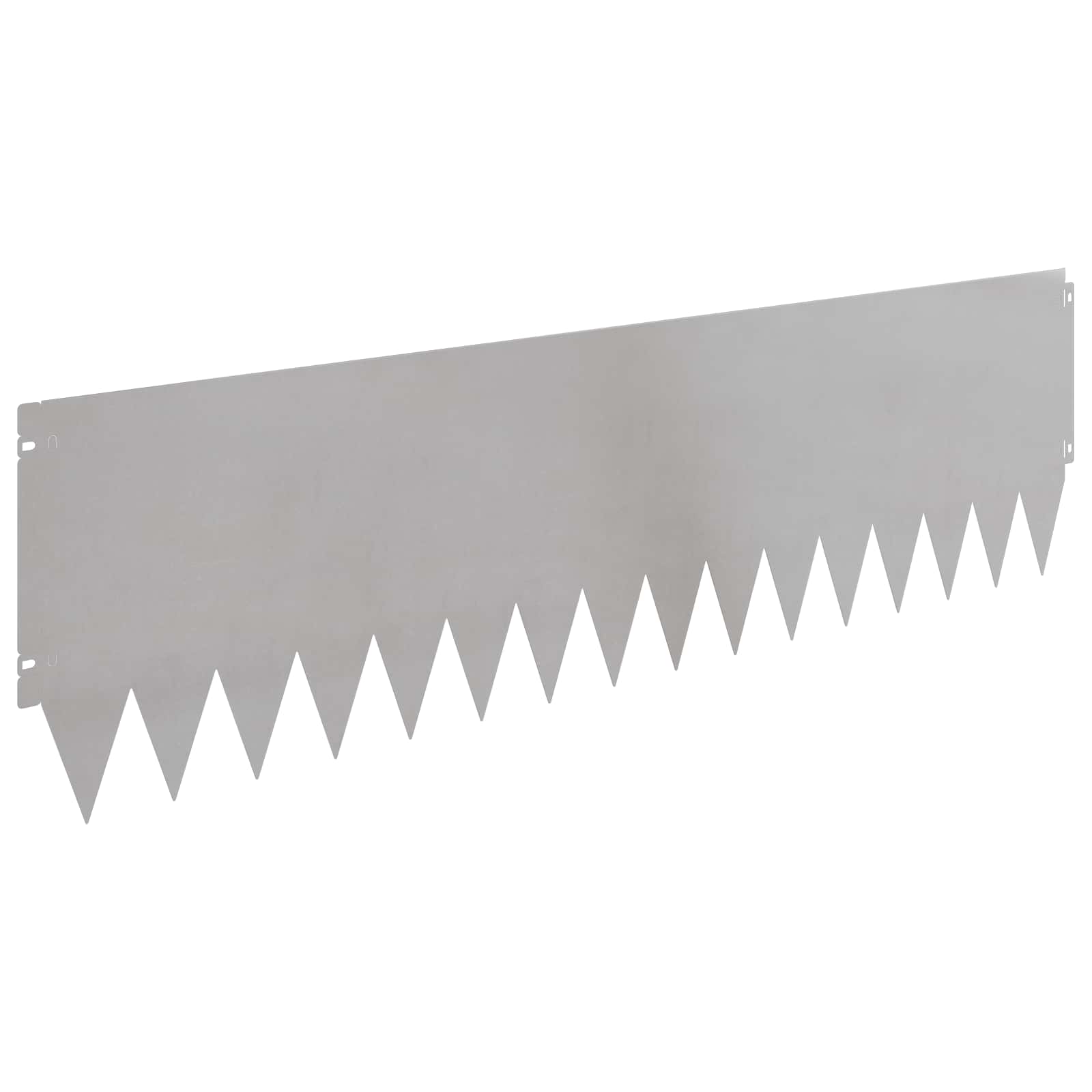 Περίγραμμα γκαζόν 10 pcs 103 x 30 εκατοστά Ατσάλι Ασημί
