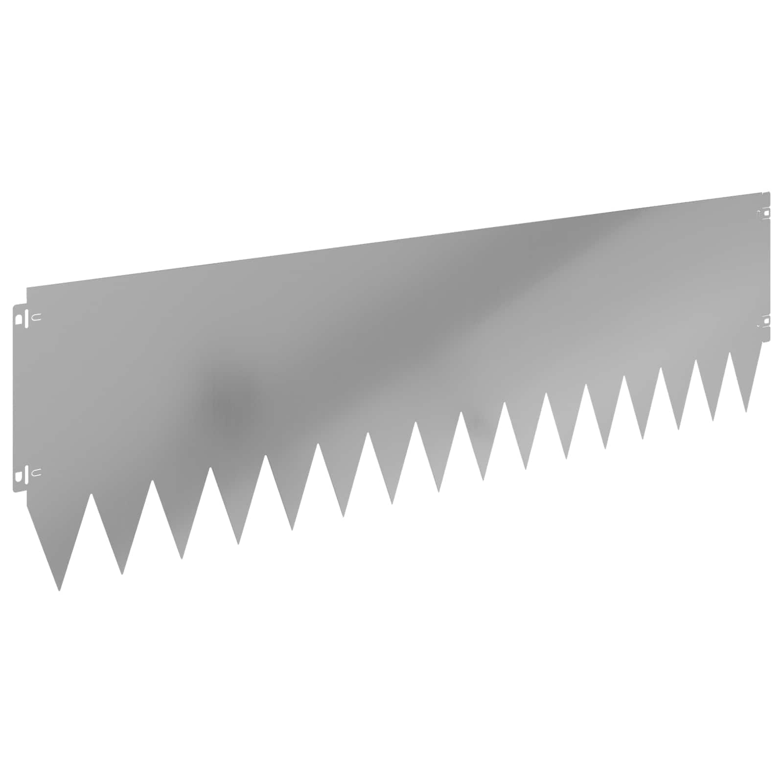 Περίγραμμα γκαζόν 20 pcs 103 x 30 εκατοστά Ατσάλι Ασημί