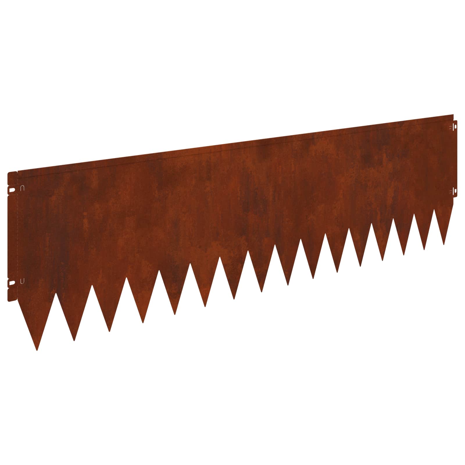 Περίγραμμα γκαζόν 10 pcs 103 x 30 εκατοστά Ατσάλι Σκ rusty