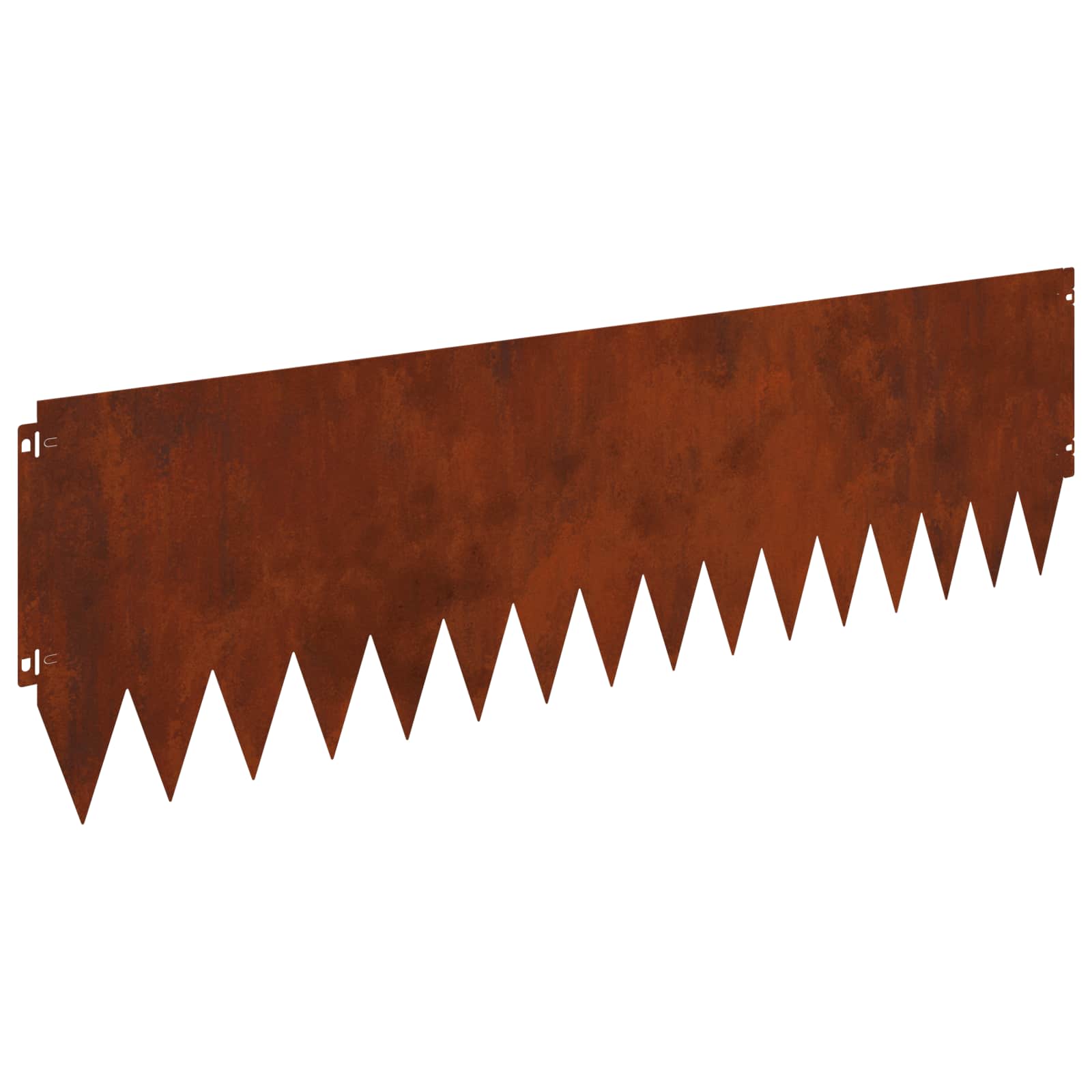 Περίγραμμα γκαζόν 20 pcs 103 x 30 εκατοστά Ατσάλι Σκ rusty