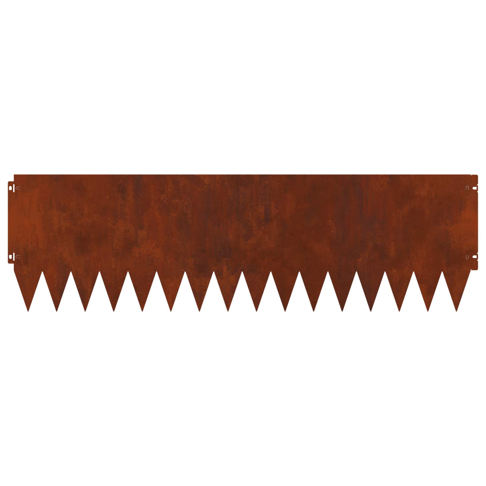 Περίγραμμα γκαζόν 20 pcs 103 x 30 εκατοστά Ατσάλι Σκ rusty